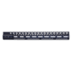 Guntec USA 16.5 Ultra Lightweight Thin M-LOK System Free Floating Handguard w/ Monolithic Top Rail, Anodized Black, GT-16.5MLK