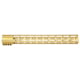 Guntec USA 16.5in AIR-LOK Series M-LOK Compression Free Floating Handguard w/ Monolithic Top Rail, Anodized Gold, GT-16.5ALC-GOLD