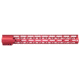 Guntec USA 16.5in AIR-LOK Series M-LOK Compression Free Floating Handguard w/ Monolithic Top Rail, Anodized Red, GT-16.5ALC-RED