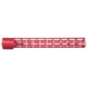 Guntec USA 16.5in AIR-LOK Series M-LOK Compression Free Floating Handguard w/ Monolithic Top Rail, Anodized Red, GT-16.5ALC-RED