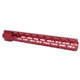 Guntec USA 16.5in AIR-LOK Series M-LOK Compression Free Floating Handguard With Monolithic Top Rail .308 Cal, Anodized Red, GT-16.5ALC-308-RED