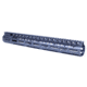 Guntec USA .308 Caliber Ultra Lightweight Thin M-LOK System Free Floating Handguard w/Monolithic Top Rail, 15in, Anodized Grey, GT-15MLK-308-GREY