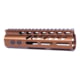 Guntec USA .308 Caliber Ultra Lightweight Thin M-LOK System Free Floating Handguard w/Monolithic Top Rail, 7in, Anodized Bronze, GT-7MLK-308-BRZ