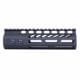 Guntec USA .308 Caliber Ultra Lightweight Thin M-LOK System Free Floating Handguard w/Monolithic Top Rail, 7in, Black, GT-7MLK-308