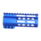 Guntec USA 5'' AIR-LOK Series M-LOK Compression Free Floating Handguard w/ Monolithic Top Rail, Anodized Blue, GT-5ALC-BLUE