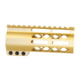 Guntec USA 5'' AIR-LOK Series M-LOK Compression Free Floating Handguard w/ Monolithic Top Rail, Anodized Gold, GT-5ALC-GOLD