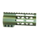 Guntec USA 5'' AIR-LOK Series M-LOK Compression Free Floating Handguard w/ Monolithic Top Rail, Anodized Green, GT-5ALC-GREEN