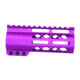Guntec USA 5 AIR-LOK Series M-LOK Compression Free Floating Handguard w/ Monolithic Top Rail, Anodized Purple, GT-5ALC-PURPLE