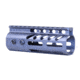 Guntec USA 5 Ultra Lightweight Thin M-LOK Free Floating Handguard w/ Monolithic Top Rail, Anodized Grey, GT-5MLK-GREY