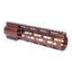 Guntec USA 9in .308 Caliber AIR-LOK Series M-LOK Compression Free Floating Handguard With Monolithic Top Rail, Anodized Bronze, GT-9ALC-308-BRZ