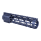 Guntec USA 9in .308 Caliber AIR-LOK Series M-LOK Compression Free Floating Handguard With Monolithic Top Rail, Anodized Grey, GT-9ALC-308-GREY