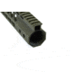 GUNTEC USA 9in Ultra Slimline Octagonal 5 Sided Key Mod Free Floating Handguard w/Monolithic Top Rail,OD Green GT-9JKO-G