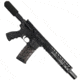 GUNTEC USA 9in Ultra Slimline Octagonal 5 Sided Key Mod Free Floating Handguard w/Monolithic Top Rail,Black GT-9JKO