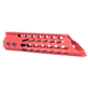 GUNTEC USA 9in Ultra Slimline Octagonal 5 Sided Key Mod Free Floating Handguard with Slant Nose, Red GT-9JKO-SLANT-RED