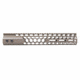 Guntec USA Air Lite Honeycomb Series M-LOK Free Floating Handguard w/Monolithic Top Rail, 12in, Cerakote FDE, GT-12HC-AL-MLK-FDE