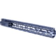 Guntec USA Air Lite M-LOK System Free Floating Handguard With Monolithic Top Rail, 15in, Anodized Grey, GT-15MLK-AL-308-GREY