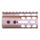 Guntec USA Air Lite Series Honeycomb M-LOK Free Floating Handguard w/ Monolithic Top Rail, 4in, Anodized Bronze, GT-4HC-AL-MLK-BRZ