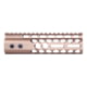 Guntec USA Air Lite Series Honeycomb M-LOK Free Floating Handguard w/ Monolithic Top Rail, 7in, Anodized Bronze, GT-7HC-AL-MLK-BRZ