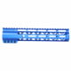 Guntec USA AirLok Series M-LOK Compression Free Floating Handguard w/Monolithic Top Rail, 10in, Blue, GT-10ALC-BLUE