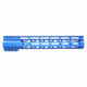 Guntec USA AirLok Series M-LOK Compression Free Floating Handguard w/Monolithic Top Rail, 12in, Blue, GT-12ALC-BLUE