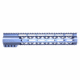 Guntec USA AirLok Series M-LOK Compression Free Floating Handguard w/Monolithic Top Rail, 12in, Grey, GT-12ALC-GREY