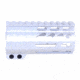 Guntec USA AirLok Series M-LOK Compression Free Floating Handguard w/Monolithic Top Rail, 4in, Clear, GT-4ALC-CLEAR