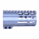 Guntec USA AirLok Series M-LOK Compression Free Floating Handguard w/Monolithic Top Rail, 4in, Grey, GT-4ALC-GREY