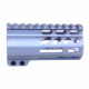 Guntec USA AirLok Series M-LOK Compression Free Floating Handguard w/Monolithic Top Rail, 4in, Grey, GT-4ALC-GREY