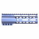 Guntec USA AirLok Series M-LOK Compression Free Floating Handguard w/Monolithic Top Rail, 7in, Grey, GT-7ALC-GREY