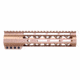 Guntec USA AirLok Series M-LOK Compression Free Floating Handguard w/Monolithic Top Rail, 9in, Bronze, GT-9ALC-BRZ