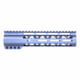 Guntec USA AirLok Series M-LOK Compression Free Floating Handguard w/Monolithic Top Rail, 9in, Grey, GT-9ALC-GREY