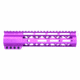Guntec USA AirLok Series M-LOK Compression Free Floating Handguard w/Monolithic Top Rail, 9in, Purple, GT-9ALC-PURPLE