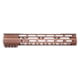 Guntec USA AIR-LOK Series M-LOK Compression Gen 2 Free Floating Handguard w/Monolithic Top Rail, 12in, Bronze, GT-12ALC-G2-BRZ