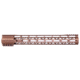 Guntec USA AIR-LOK Series M-LOK Compression Gen 2 Free Floating Handguard w/Monolithic Top Rail, 15in, Bronze, GT-15ALC-G2-BRZ