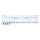Guntec USA AIR-LOK Series M-LOK Compression Gen 2 Free Floating Handguard w/Monolithic Top Rail, 9in, Clear, GT-9ALC-G2-CLEAR