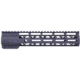 Guntec USA AR-15 10in Air-Lok Series M-LOK Compression Free Floating Handguard w/ Monolithic Top Rail, Anodized Black, GT-10ALC