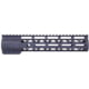 Guntec USA AR-15 10in Air-Lok Series M-LOK Compression Free Floating Handguard w/ Monolithic Top Rail, Anodized Black, GT-10ALC