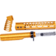 Guntec USA AR-15 10in Pistol Brace Build Kit With Milspec Buffer Tube, Anodized Orange, ULTRA-BBK10-ORANGE
