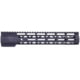 Guntec USA AR-15 12in Air-Lok Series M-LOK Compression Free Floating Handguard w/ Monolithic Top Rail, Anodized Black, GT-12ALC