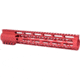Guntec USA AR-15 12in Air-Lok Series M-LOK Compression Free Floating Handguard w/ Monolithic Top Rail, Anodized Red, GT-12ALC-RED