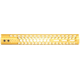 Guntec USA AR-15 15in Air Lite Series Honeycomb M-LOK Free Floating Handguard w/ Monolithic Top Rail, Anodized Gold, GT-15HC-AL-MLK-GOLD