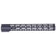 Guntec USA AR-15 15in Air-Lok Series M-LOK Compression Free Floating Handguard w/ Monolithic Top Rail, Anodized Black, GT-15ALC