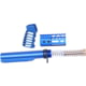 Guntec USA AR-15 4in Pistol Brace Build Kit With Milspec Buffer Tube, Anodized Blue, ULTRA-BBK4-BLUE