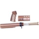 Guntec USA AR-15 4in Pistol Brace Build Kit With Milspec Buffer Tube, Anodized Bronze, ULTRA-BBK4-BRZ