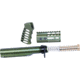 Guntec USA AR-15 4in Pistol Brace Build Kit With Milspec Buffer Tube, Anodized Green, ULTRA-BBK4-GREEN