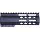 Guntec USA AR-15 6in Air-Lok Series M-LOK Compression Free Floating Handguard w/ Monolithic Top Rail, Anodized Black, GT-6ALC