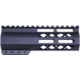 Guntec USA AR-15 6in Air-Lok Series M-LOK Compression Free Floating Handguard w/ Monolithic Top Rail, Anodized Black, GT-6ALC