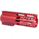 Guntec USA AR-15 6in Air-Lok Series M-LOK Compression Free Floating Handguard w/ Monolithic Top Rail, Anodized Red, GT-6ALC-RED