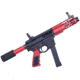 Guntec USA AR-15 6in Air-Lok Series M-LOK Compression Free Floating Handguard w/ Monolithic Top Rail, Anodized Red, GT-6ALC-RED