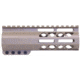 Guntec USA AR-15 6in Air-Lok Series M-LOK Compression Free Floating Handguard w/ Monolithic Top Rail, Flat Dark Earth, GT-6ALC-FDE
